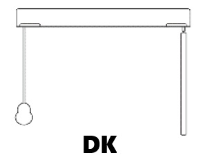DK - nöör vasakul, pulk paremal